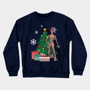 Groot Around The Christmas Tree Crewneck Sweatshirt
